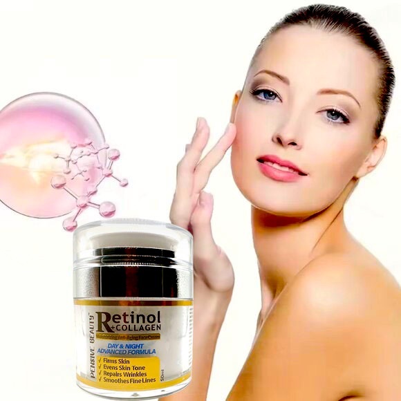 Pensive Beauty Retinol & Collagen Day & Night Anti-Aging Face Cream - Picture 7 of 11